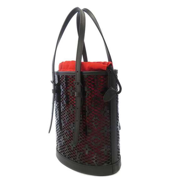 Louis Vuitton Monogram Tote Lace Black Bag Bucket PM - Picture 1 of 14
